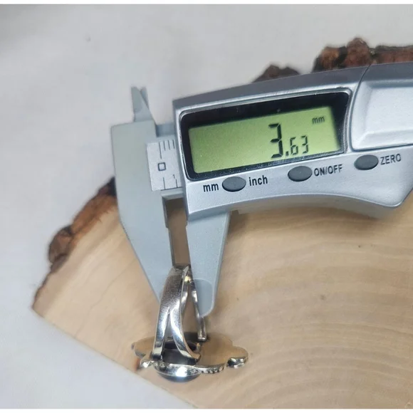 Natural Dark Brazilian Amethyst Sterling Silver Ring 6.5 Cts Artisan Statement - Picture 12 of 15